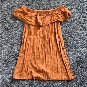 off the shoulder dress